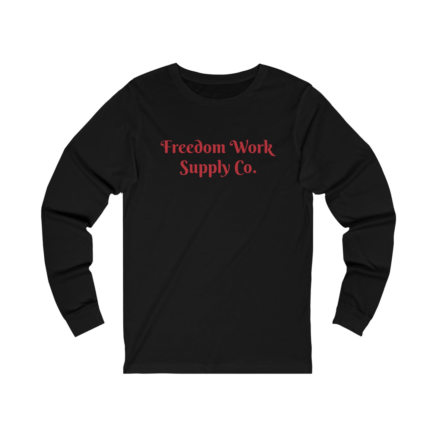 Unisex Jersey Long Sleeve Tee (Basic Work)