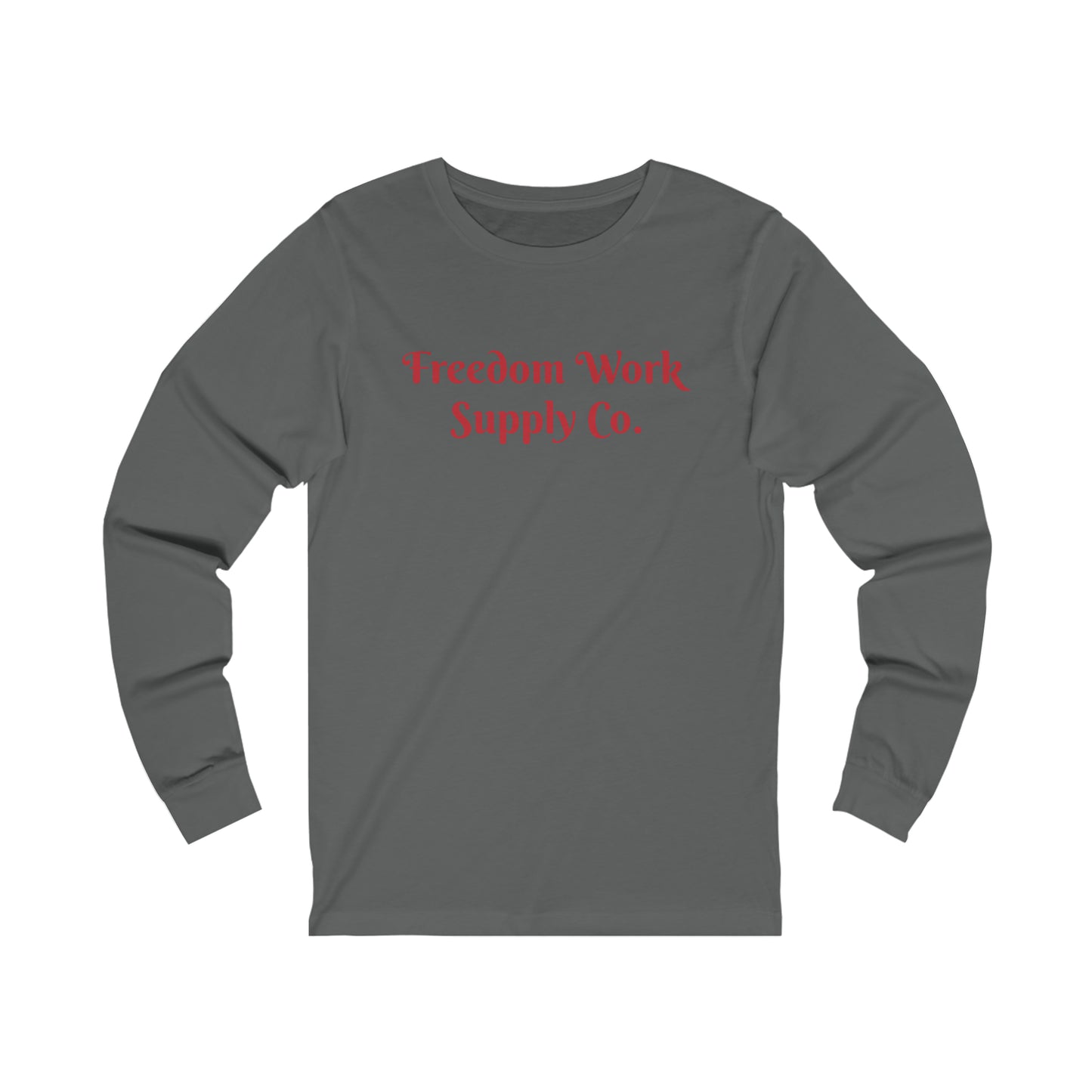 Unisex Jersey Long Sleeve Tee (Basic Work)